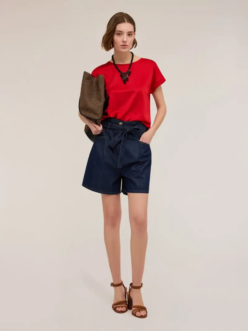 Motivi T-shirt Donna Rosso 932175 miniatura 3