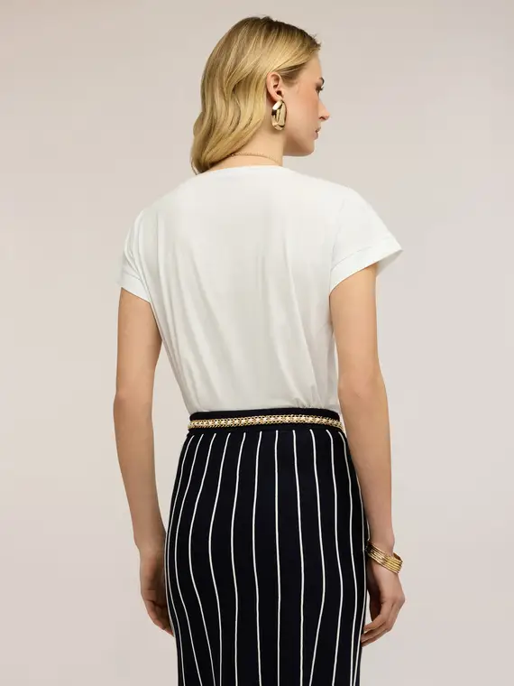 Motivi T-shirt Donna Bianco 4246622 miniatura 2