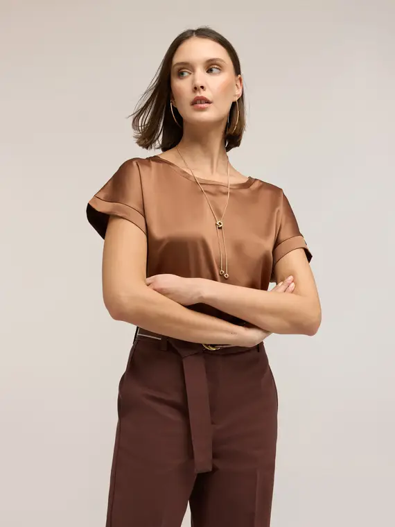 Motivi T-shirt Donna Marrone 4246624 miniatura 3