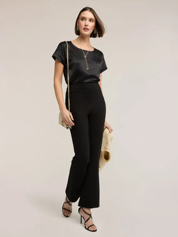 Motivi T-shirt Donna Nero 4246625 miniatura 3