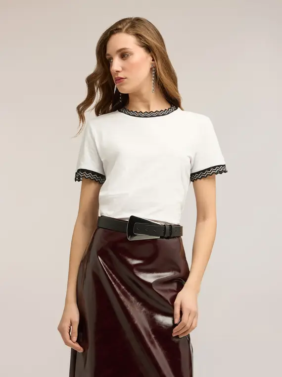 Motivi T-shirt Donna Bianco 4246610 miniatura 2