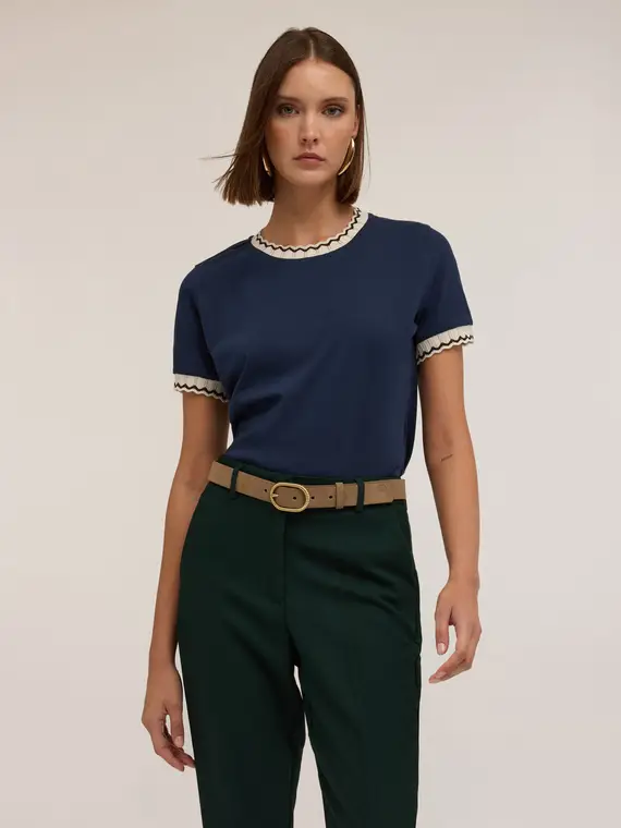 Motivi T-shirt Donna Blu 4246609 miniatura 3