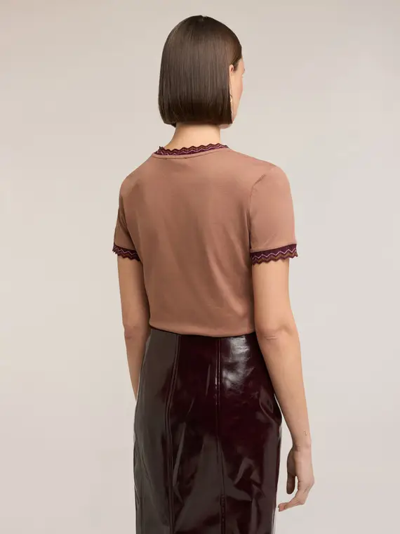 Motivi T-shirt Donna Marrone 4246611 miniatura 2