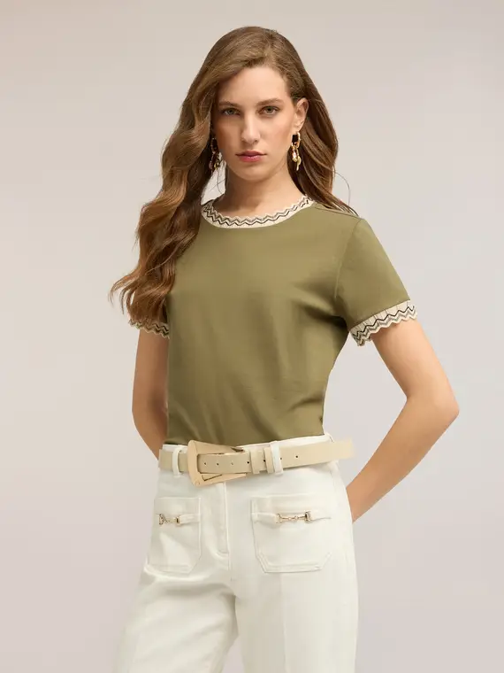 Motivi T-shirt Donna Verde 4246612