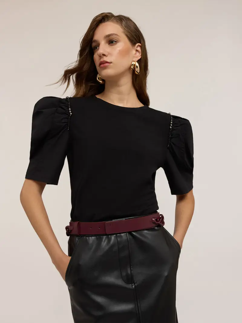 Motivi T-shirt Donna Nero 2262810