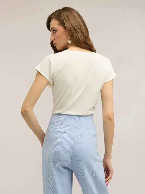 Motivi T-shirt Donna Bianco 4323982 miniatura 2