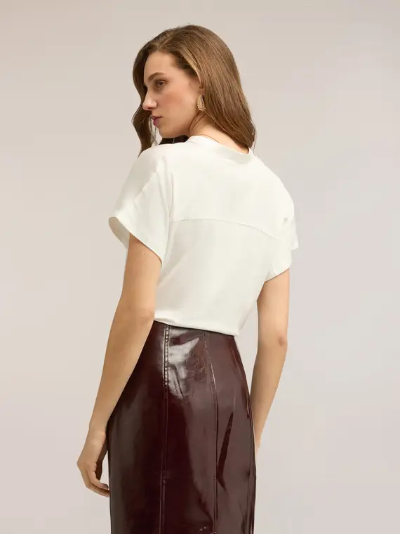 Motivi T-shirt Donna Bianco 4323972 miniatura 2