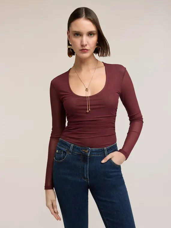 Motivi T-shirt Donna Bordeaux 4246620