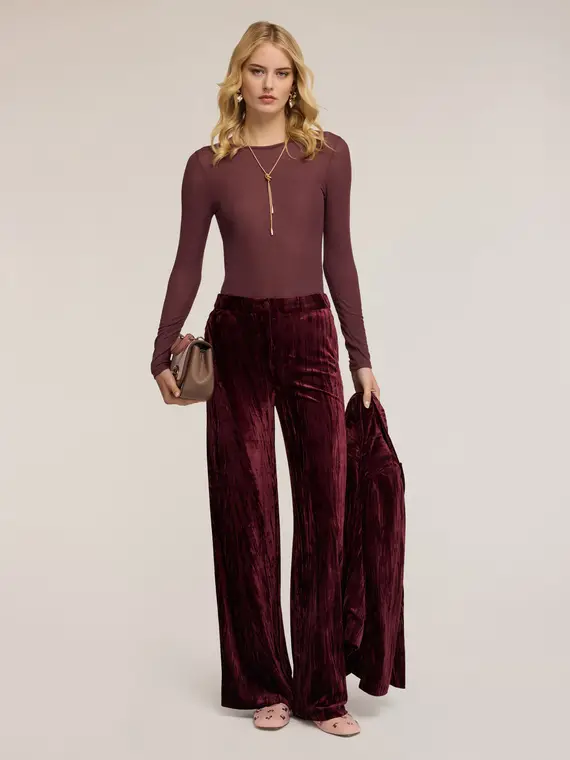 Motivi T-shirt Donna Bordeaux 3894698 miniatura 3