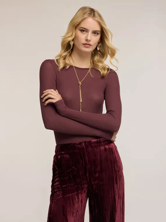 Motivi T-shirt Donna Bordeaux 3894698