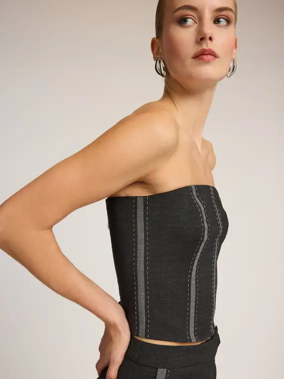 Motivi Top Donna Grigio 3103810