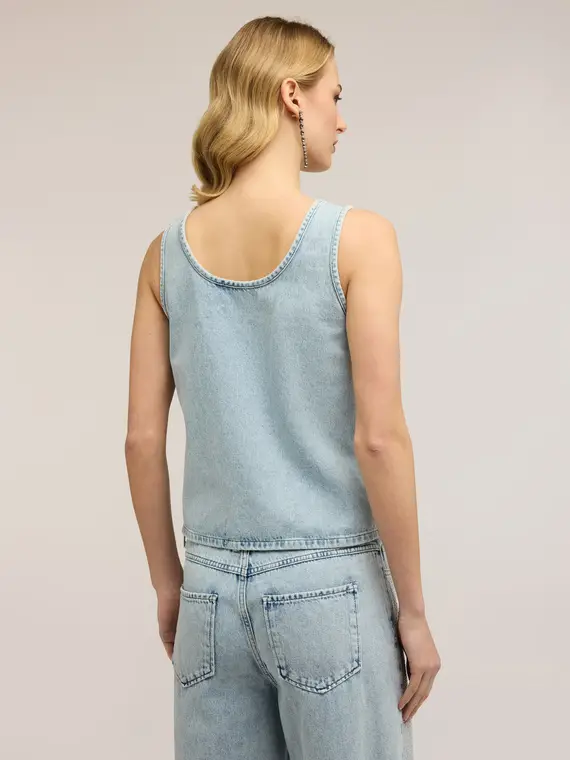 Motivi Top Donna Denim 4246591 miniatura 2