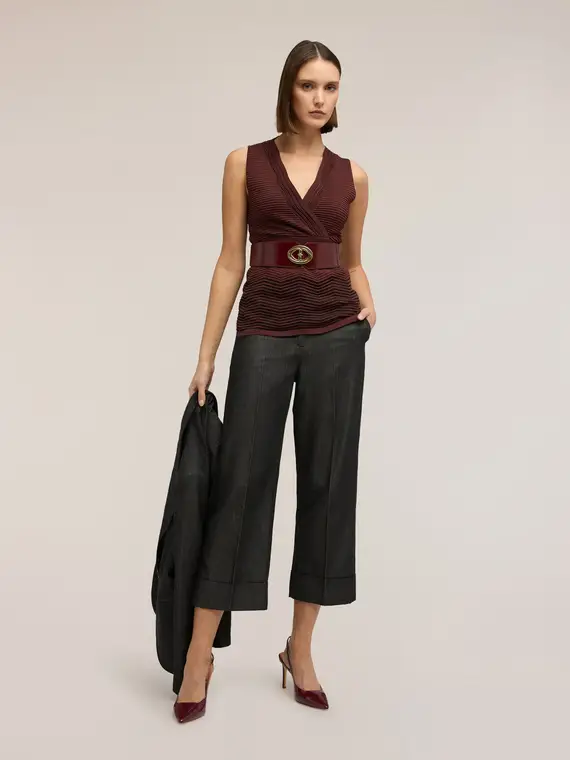 Motivi Top Donna Marrone 4246665 miniatura 3