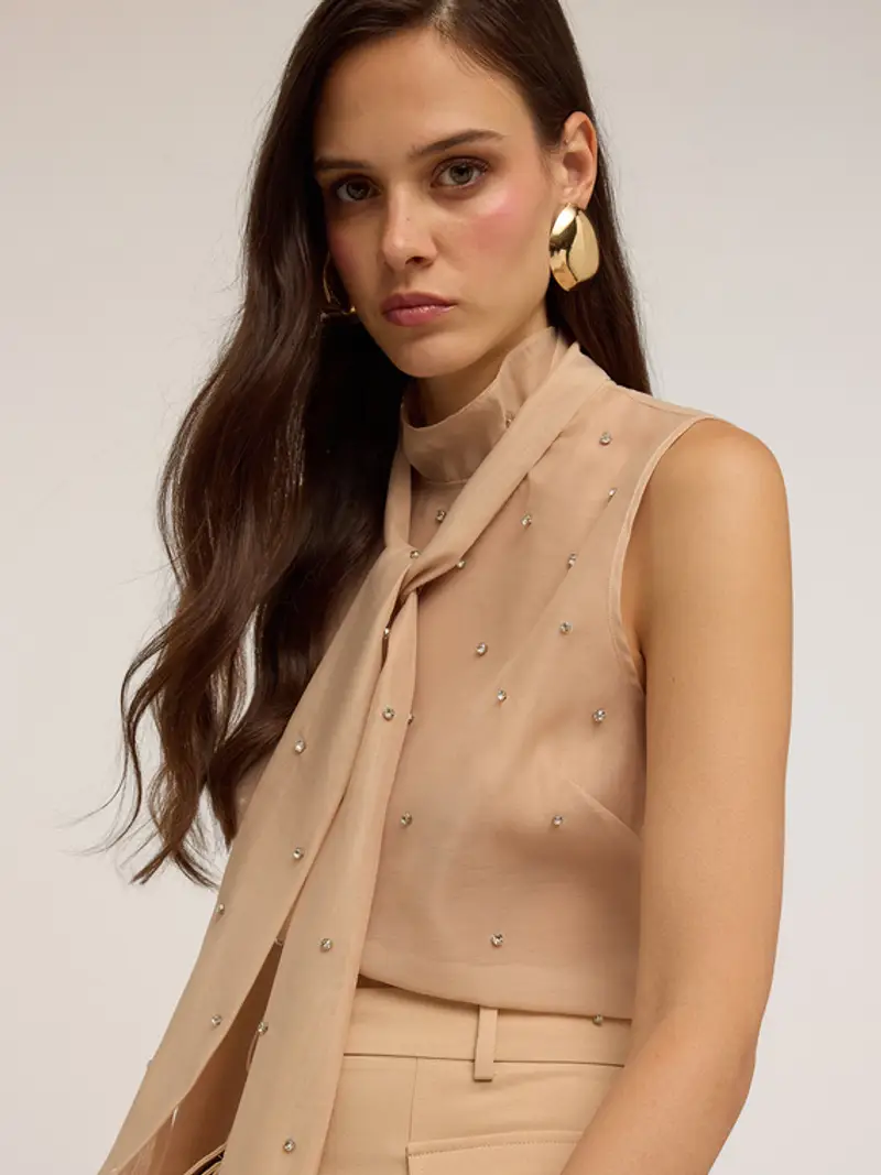 Motivi Top Donna Beige 2262794