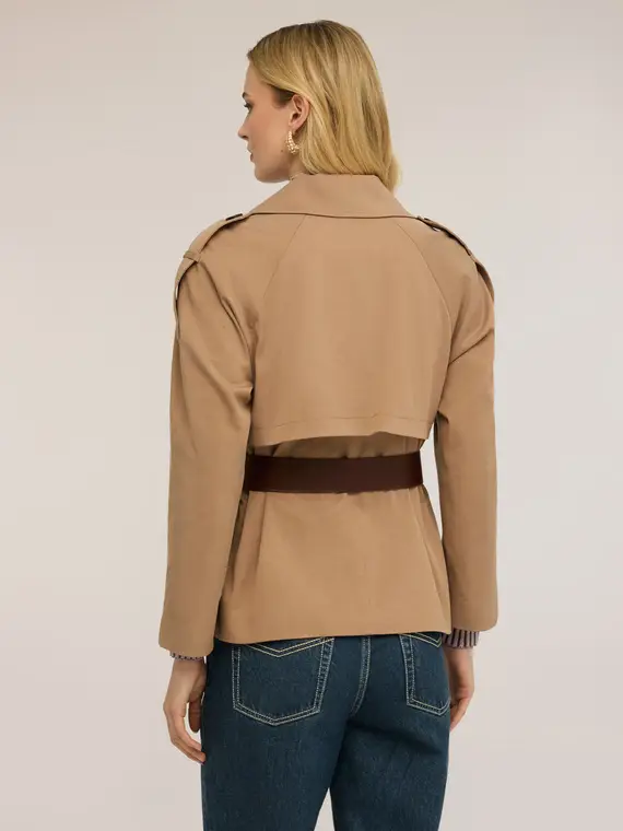 Motivi Trench Donna Beige 4246785 miniatura 2