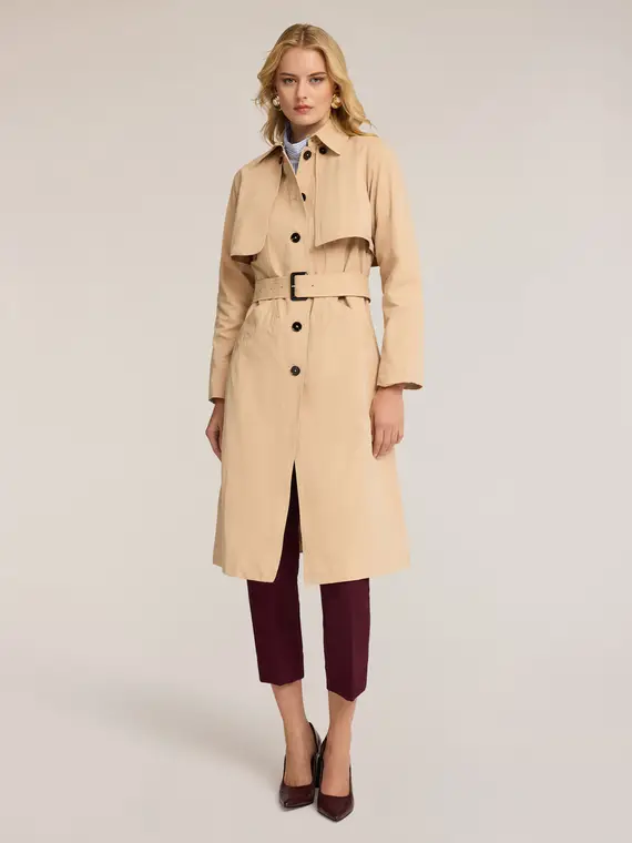 Motivi Trench Donna Beige 4246505 miniatura 3
