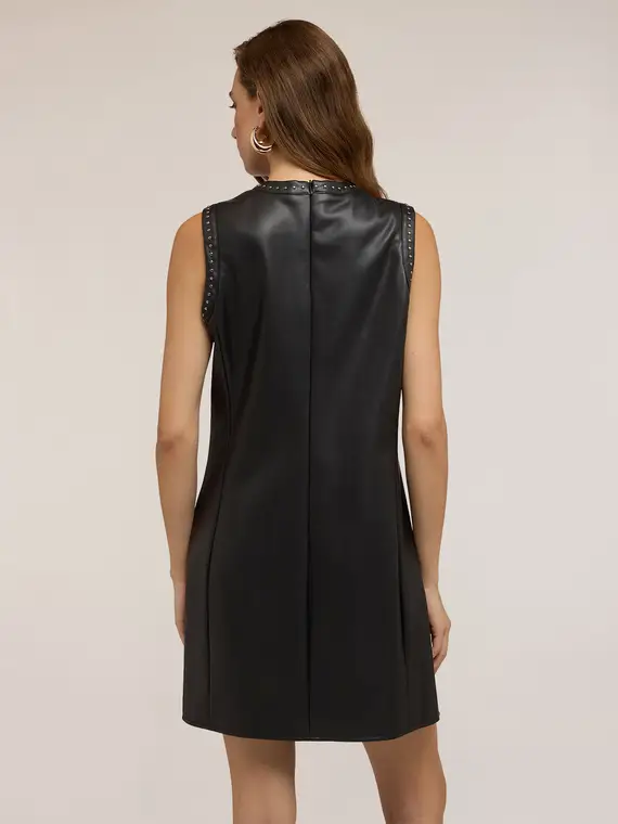 Tubino con borchie decorative Donna, Nero miniatura 2