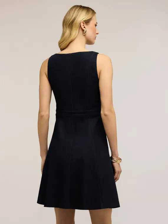 Vestito chemisier in denim Donna, Blu miniatura 2