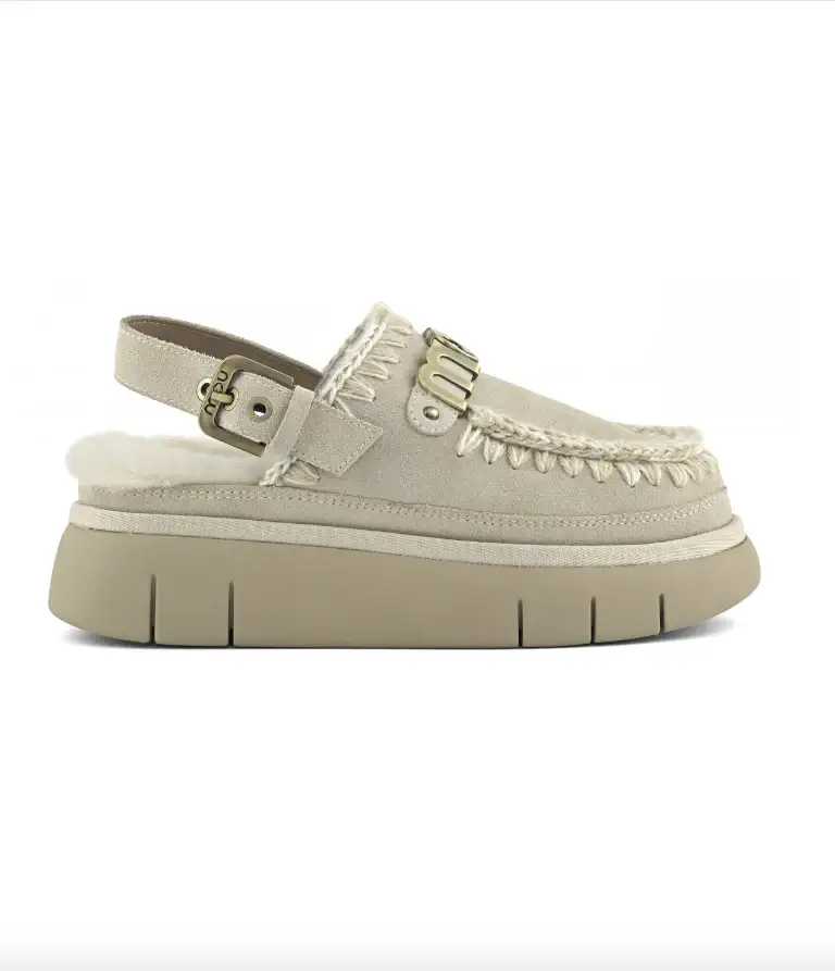 Bounce clog back strap ghiaccio