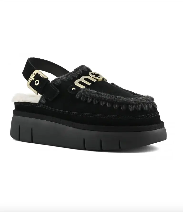 Bounce clog back strap nero miniatura 2