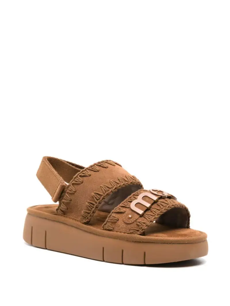 Bounce sandal monochrome cognac miniatura 2