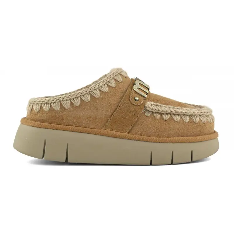 Ciabatta Bounce clog placchetta logo savana