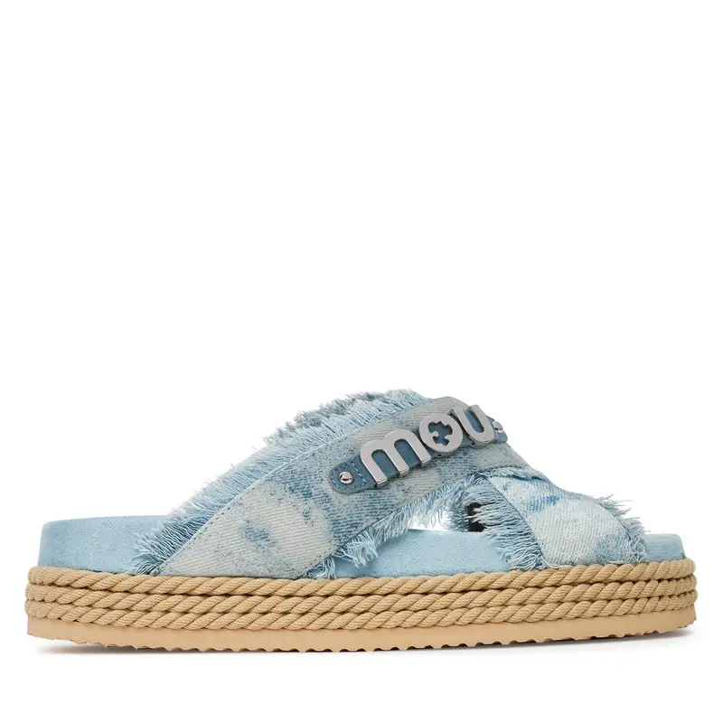 Ciabatte Mou Criss-cross MU.SW451010K Blu