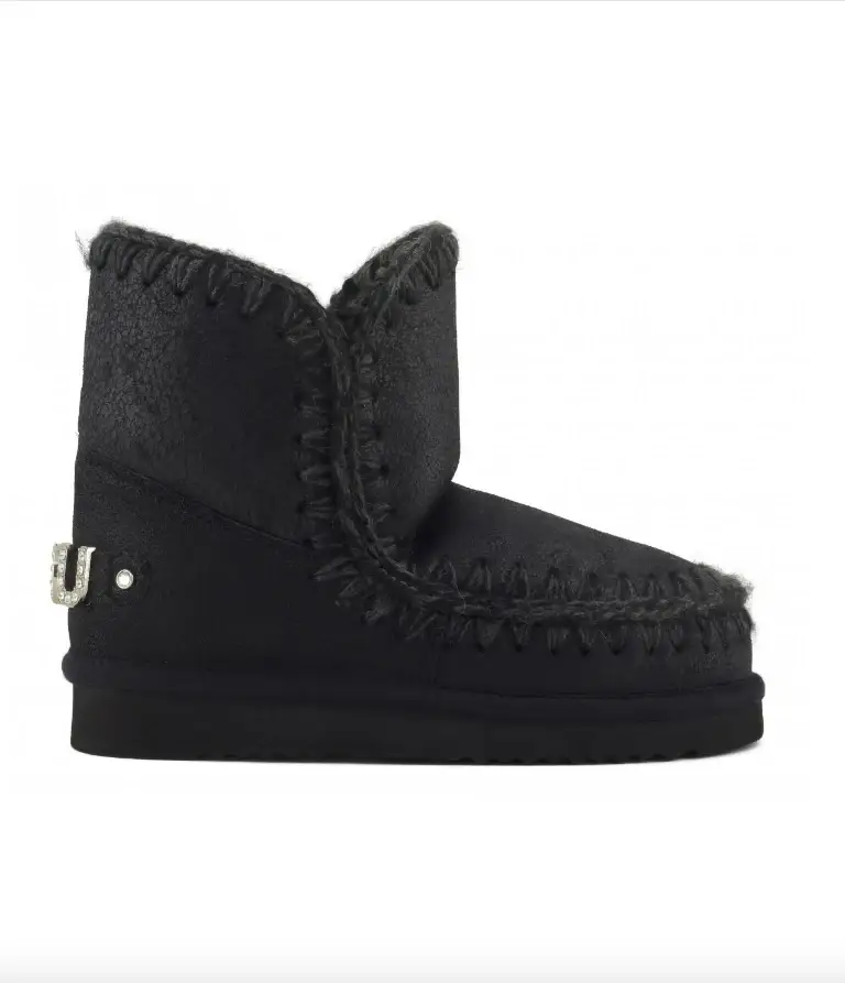 Eskimo 18 rhinestones logo nero
