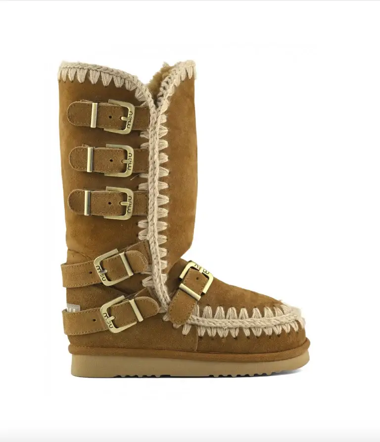 Eskimo buckle straps cognac