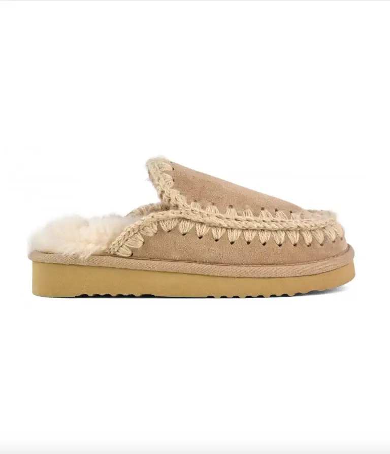 Eskimo slipper suede cammello