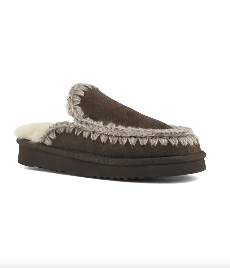 Eskimo slipper suede marrone miniatura 2