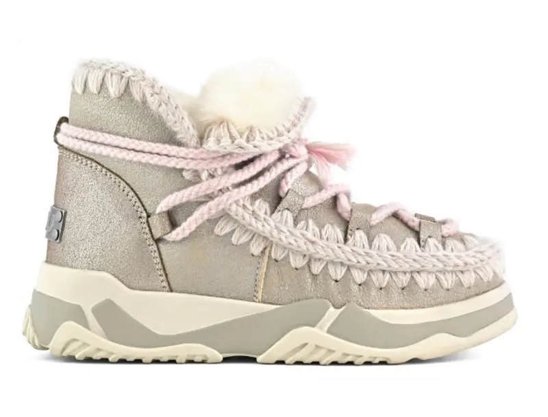 eskimo trainer scoubidoo lace Avorio