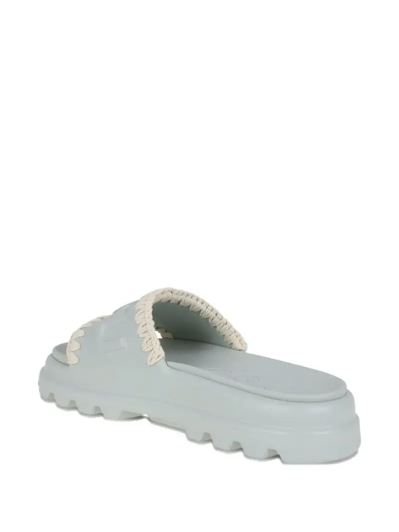 Eva one-piece slide tea Verde acqua miniatura 2