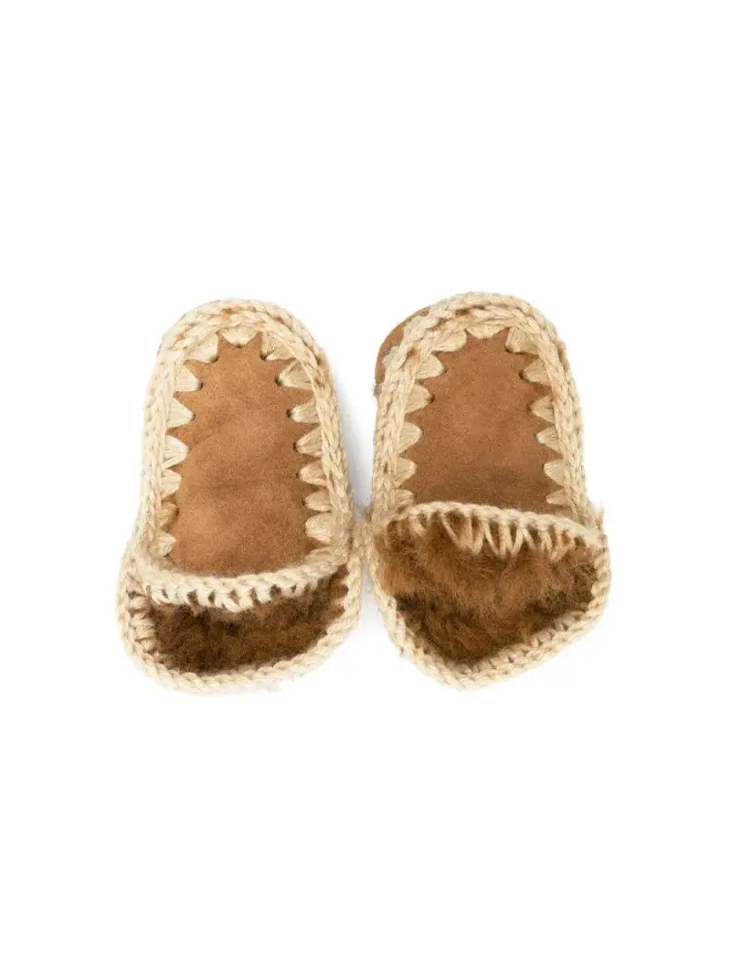 Eskimo 18 in pelle di montone double face Cammello miniatura 3