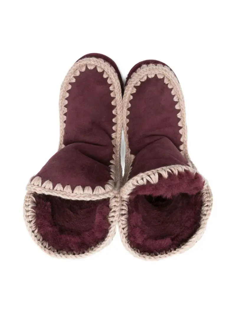 Eskimo prugna in montone double face miniatura 3