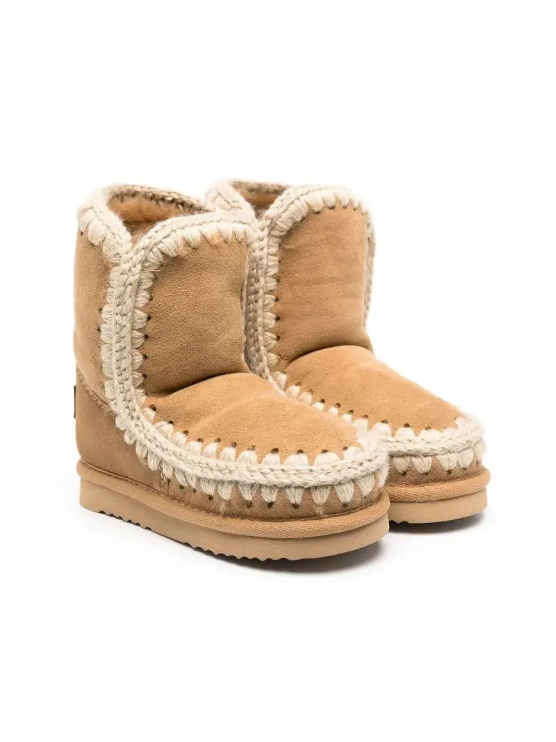 Mou Kids Stivali Eskimo 24 Tobacco per Bambini
