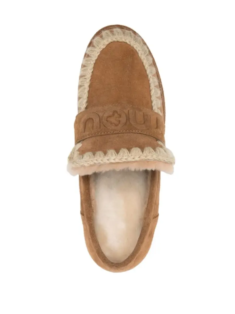 mocassino con plateau Mou MARRONE miniatura 3