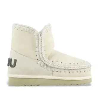 per donna MU FW101050A Eskimo 18 suede - glitter logo (40), Pelle, Beige, Basso, Nessuno, Casual