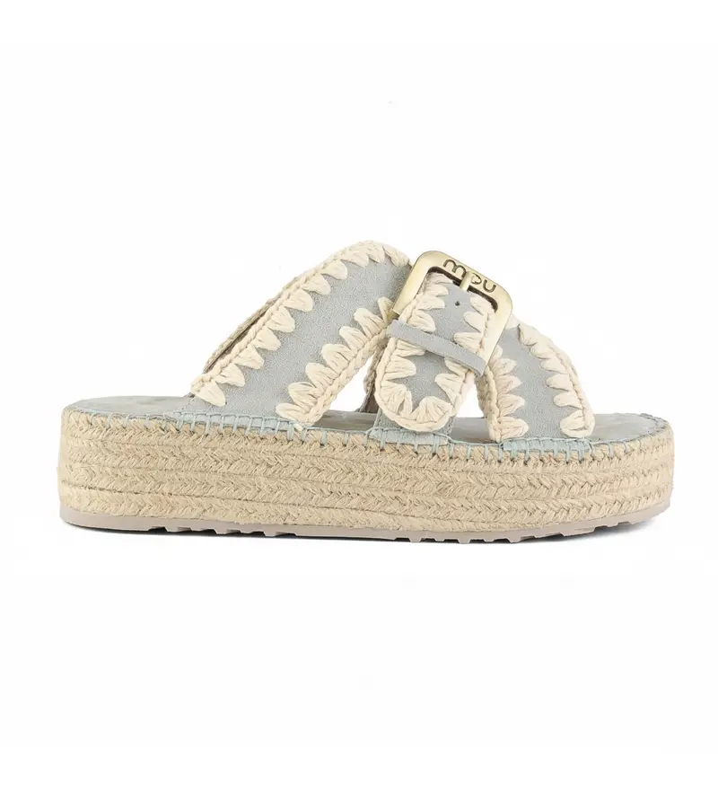 per donna. MU.SW641003A Sandali multicolori in juta (37), 3 a 5cm, Nessuno, Casual, Multicolore Pelle
