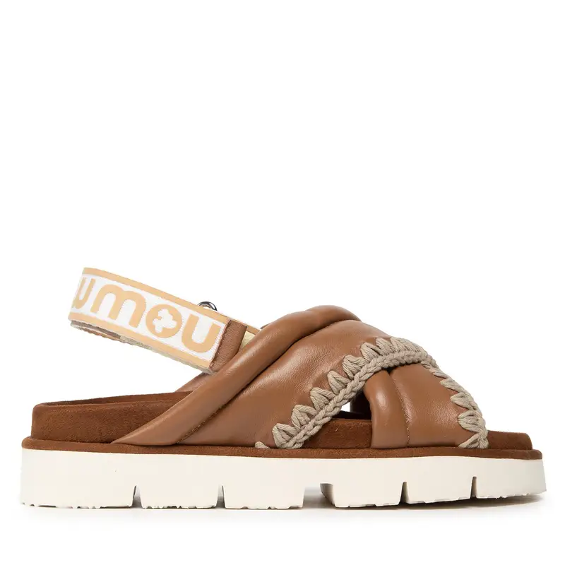 Sandali Mou New Bio # 03 Criss-Cross Upper SW461004C Marrone