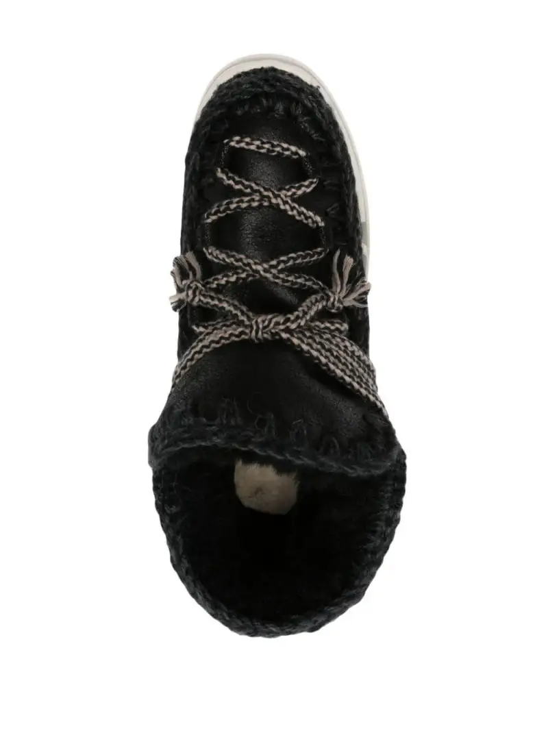 Scarpa eskimo lacci scoubidoo nera Nero miniatura 2