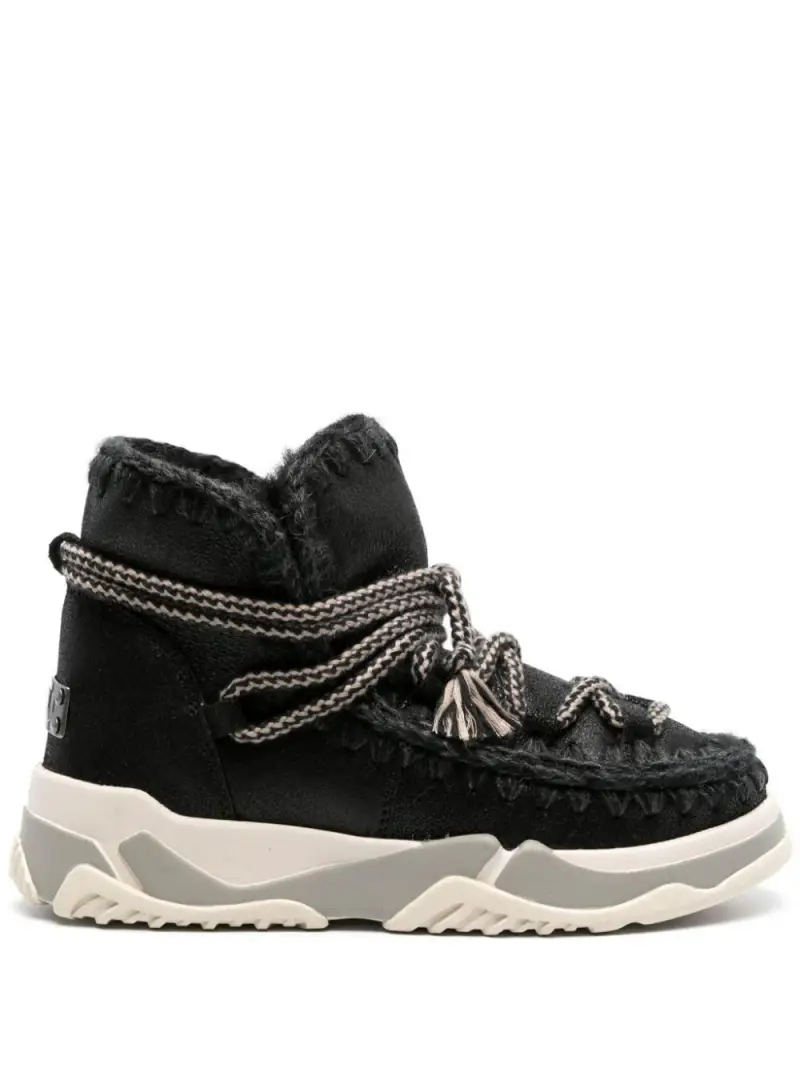 Scarpa eskimo lacci scoubidoo nera Nero