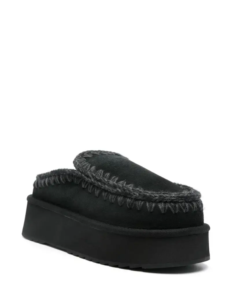 Slippers Eskimo Bold nere Nero miniatura 2