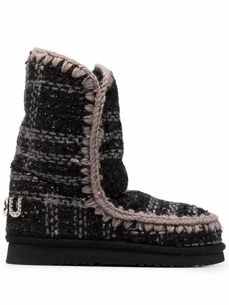 Stivale Eskimo 24 inserti lurex nero