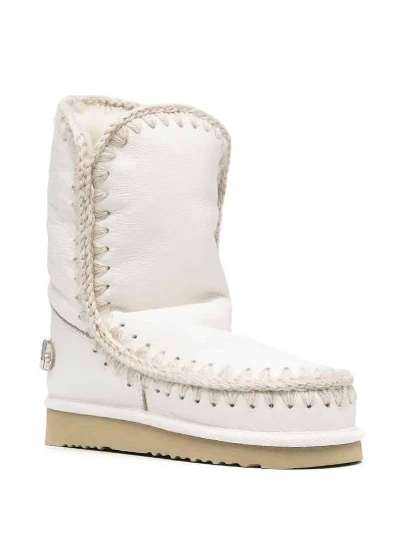 Stivale eskimo 24 logo strass bianco miniatura 2