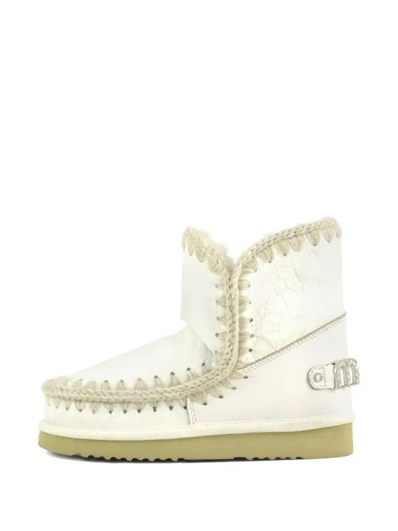 Stivaletti alla caviglia Eskimo 18 con logo Bianco miniatura 2