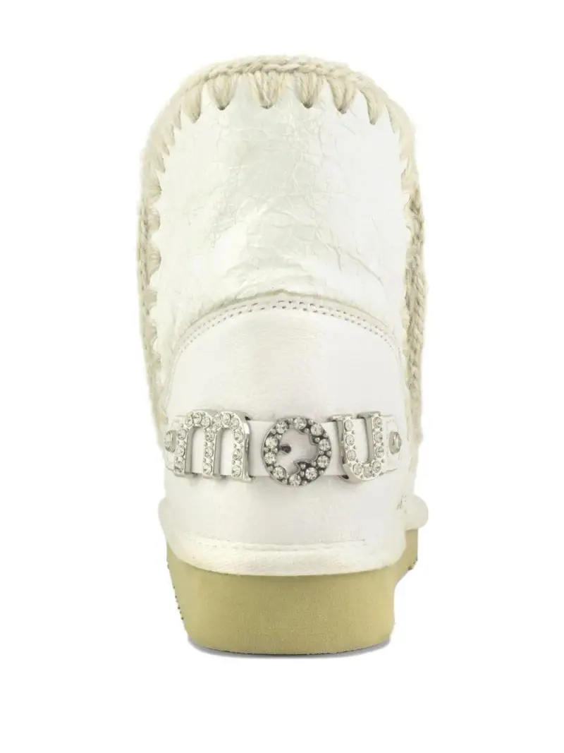 Stivaletti alla caviglia Eskimo 18 con logo Bianco miniatura 3