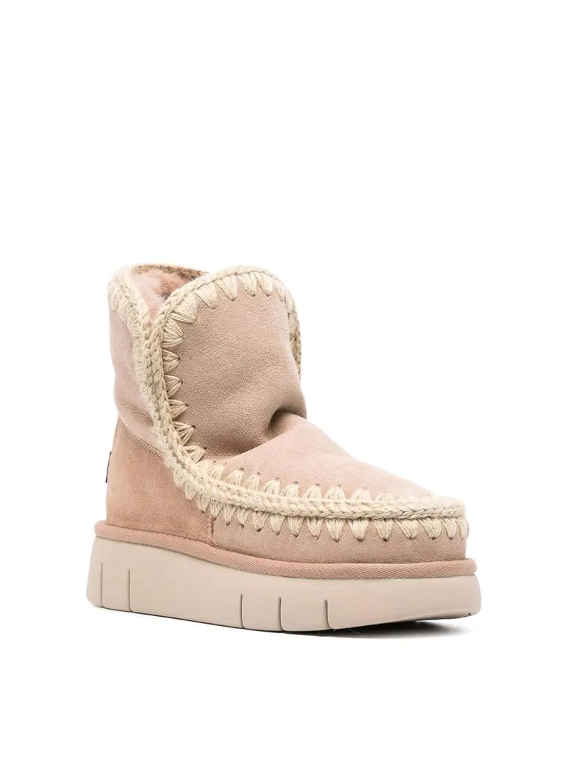 Stivaletti Eskimo 18 in pelle Cammello