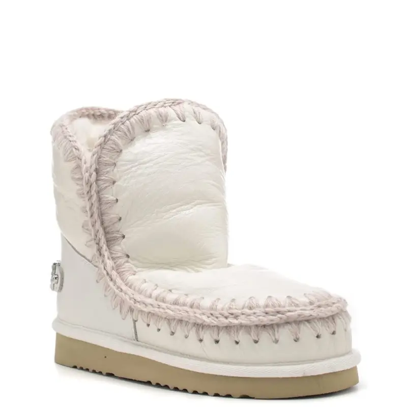 stivaletti eskimo 18 rhinestones logo bianche miniatura 2