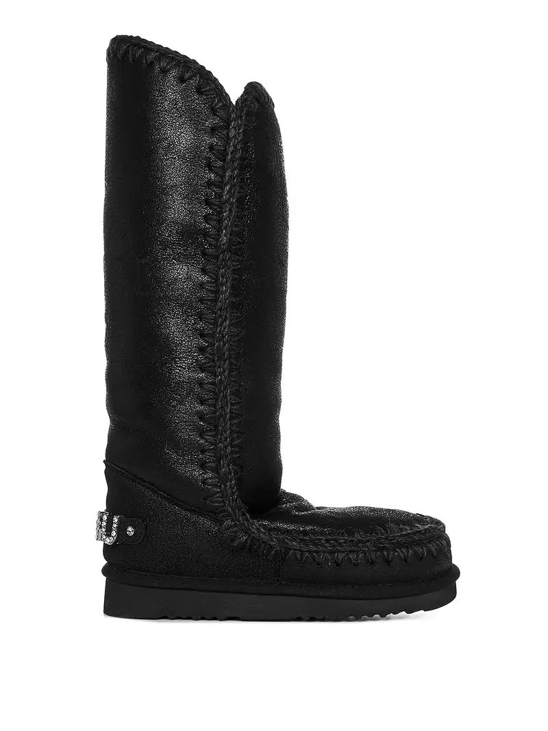 Stivaletti in pelle Nero